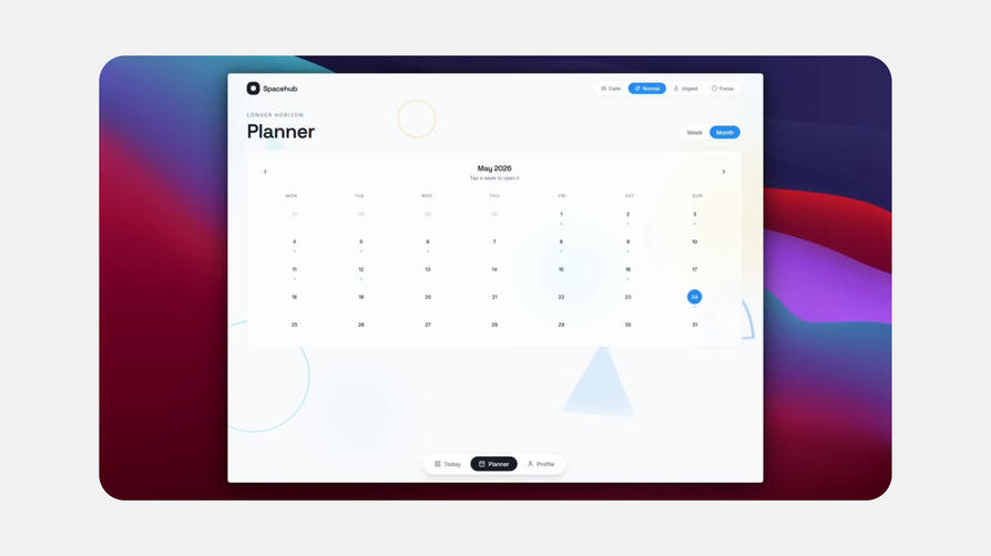 Calendar planning